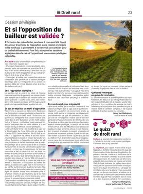 Et si l’opposition du bailleur est validée? Et si l’opposition du bailleur est validée?
