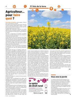 Agriculteur… pour faire quoi? Agriculteur… pour faire quoi?