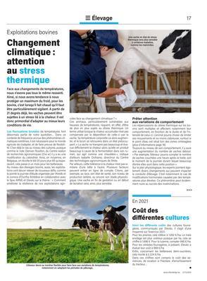 Coût des différentes cultures Coût des différentes cultures