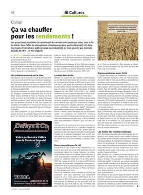 Ça va chauffer pour les rendements! Ça va chauffer pour les rendements!