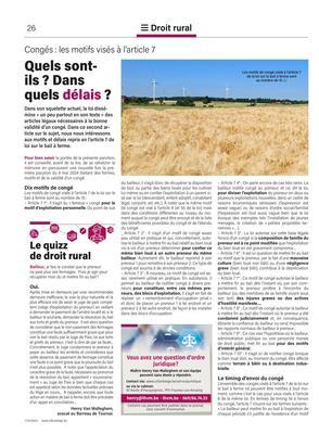 Quels sont-ils? Dans quels délais?