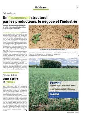 Un financement structurelpar les producteurs, le négoce et l’industrie Un financement structurelpar les producteurs, le négoce et l’industrie