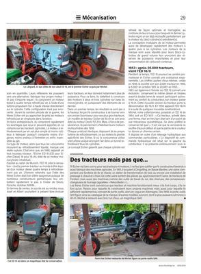 Des tracteurs mais pas que…