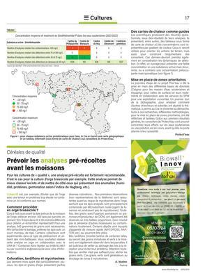 Un outil pour mieux définir les zones prioritaires «phyto» Un outil pour mieux définir les zones prioritaires «phyto»