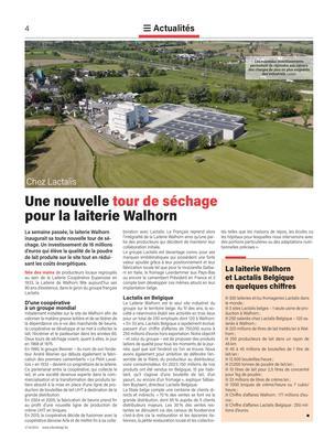 La laiterie Walhorn et Lactalis Belgique en quelques chiffres La laiterie Walhorn et Lactalis Belgique en quelques chiffres