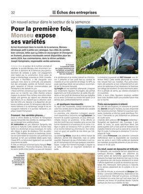 Pour la première fois, Monseu exposeses variétés Pour la première fois, Monseu exposeses variétés