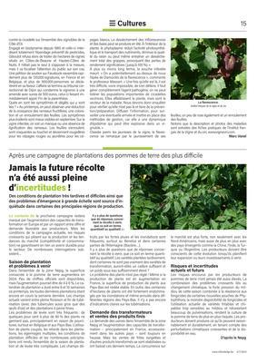 Jamais la future récolten’a été aussi pleine d’incertitudes! Jamais la future récolten’a été aussi pleine d’incertitudes!