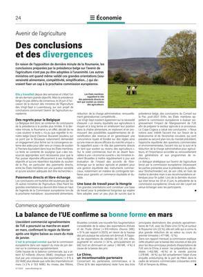 La balance de l’UE confirme sa bonne forme en mars La balance de l’UE confirme sa bonne forme en mars