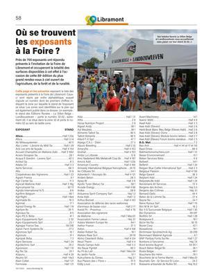 Où se trouvent les exposants à la Foire? Où se trouvent les exposants à la Foire?