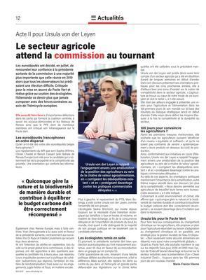 Le secteur agricole attend la commission au tournant Le secteur agricole attend la commission au tournant