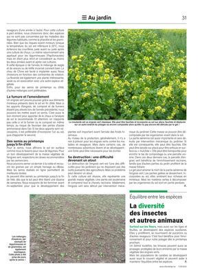 La diversitédes insecteset autres animaux