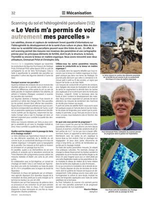 «Le Veris m’a permis de voir autrement mes parcelles» «Le Veris m’a permis de voir autrement mes parcelles»