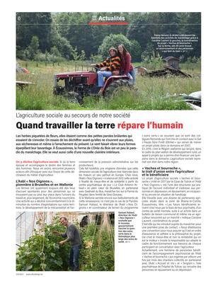 Quand travailler la terre répare l’humain Quand travailler la terre répare l’humain