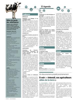À voir: «Intensif, ces agriculteurs alliés de la terre» À voir: «Intensif, ces agriculteurs alliés de la terre»