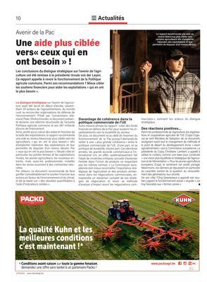 Une aide plus ciblée vers«ceux qui enont besoin»!