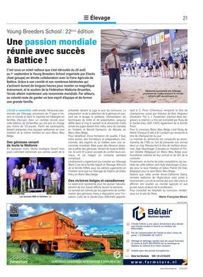 Une passion mondiale réunie avec succès à Battice!