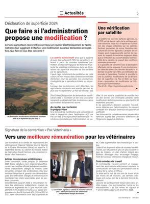 Vers une meilleure rémunération pour les vétérinaires Vers une meilleure rémunération pour les vétérinaires