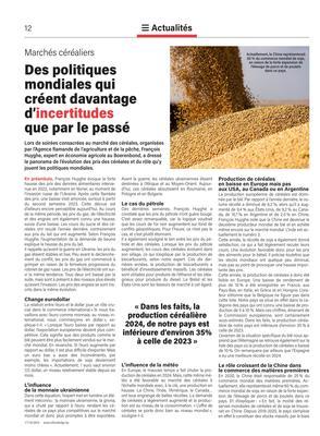 Des politiquesmondiales qui créent davantaged’incertitudesque par le passé Des politiquesmondiales qui créent davantaged’incertitudesque par le passé