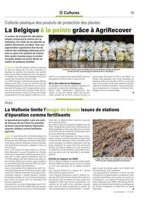 La Belgiqueà la pointe grâce à AgriRecover La Belgiqueà la pointe grâce à AgriRecover