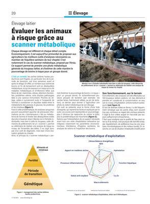Évaluer les animauxà risque grâce auscanner métabolique Évaluer les animauxà risque grâce auscanner métabolique