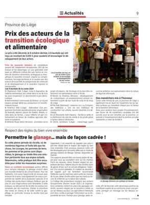 Prix des acteurs de la transition écologique et alimentaire Prix des acteurs de la transition écologique et alimentaire
