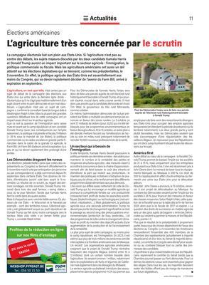L’agriculture très concernée par le scrutin L’agriculture très concernée par le scrutin