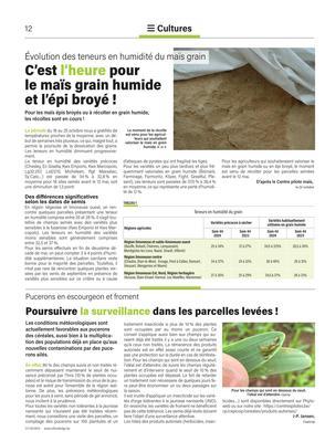 C’est l’heure pourle maïs grain humide et l’épi broyé! C’est l’heure pourle maïs grain humide et l’épi broyé!
