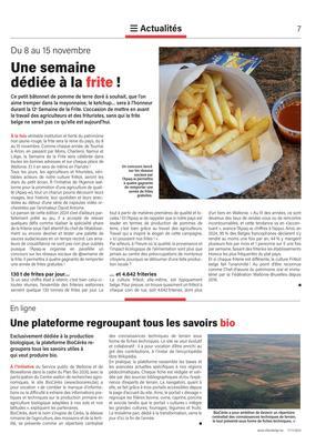 Une plateforme regroupant tous les savoirs bio Une plateforme regroupant tous les savoirs bio