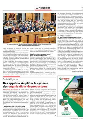 Des appels à simplifier le systèmedes organisations de producteurs Des appels à simplifier le systèmedes organisations de producteurs