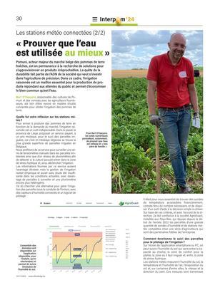 «Prouver que l’eau est utilisée au mieux»