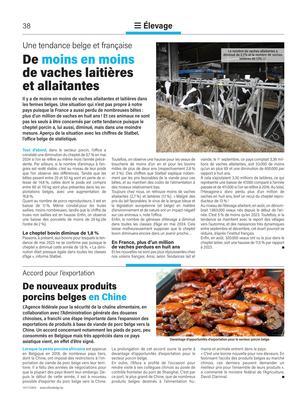 De nouveaux produitsporcins belges en Chine De nouveaux produitsporcins belges en Chine