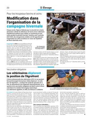 Modification dans l’organisation de la campagne hivernale Modification dans l’organisation de la campagne hivernale