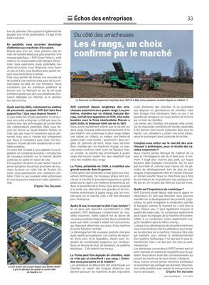 Les 4 rangs, un choixconfirmé par le marché