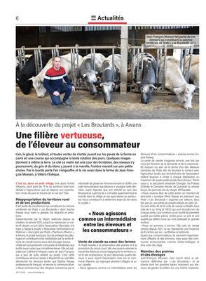 Une filière vertueuse,de l’éleveur au consommateur Une filière vertueuse,de l’éleveur au consommateur