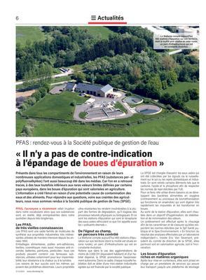 «Il n’y a pas de contre-indicationà l’épandage de boues d’épuration» «Il n’y a pas de contre-indicationà l’épandage de boues d’épuration»