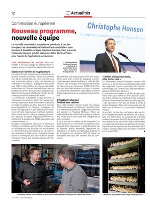 Nouveau programme, nouvelle équipe Nouveau programme, nouvelle équipe