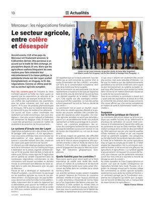 Le secteur agricole, entre colèreet désespoir Le secteur agricole, entre colèreet désespoir