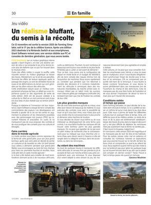 Un réalisme bluffant, du semis à la récolte