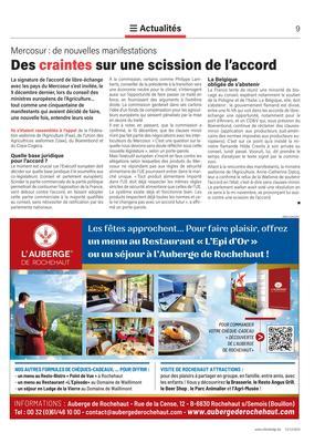 Des craintes sur une scission de l’accord