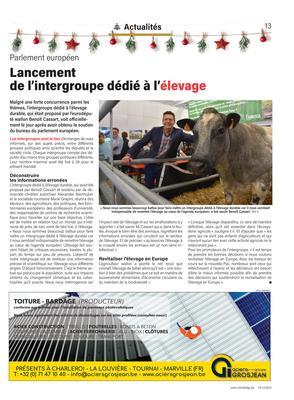 Lancementde l’intergroupe dédié à l’élevage Lancementde l’intergroupe dédié à l’élevage