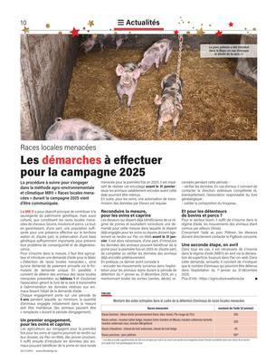 Les démarches à effectuer pour la campagne 2025 Les démarches à effectuer pour la campagne 2025