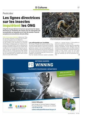 Les lignes directrices sur les insectes inquiètent les ONG Les lignes directrices sur les insectes inquiètent les ONG
