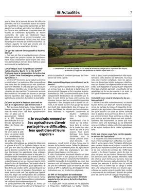 Les agriculteurssont des victimes de «l’effet tapis roulant» Les agriculteurssont des victimes de «l’effet tapis roulant»
