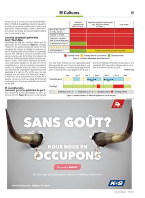 Feu vert pour les épandages en prairie, mais pas de précipitation Feu vert pour les épandages en prairie, mais pas de précipitation