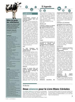Deux séances pour le Livre Blanc Céréales