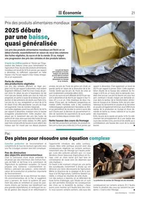 2025 débutepar une baisse,quasi généralisée 2025 débutepar une baisse,quasi généralisée
