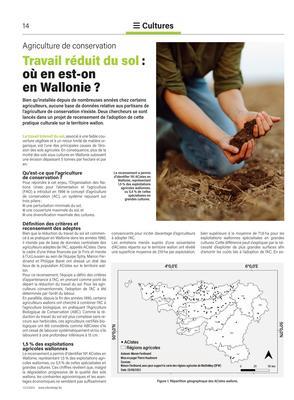 Travail réduit du sol: où en est-on en Wallonie? Travail réduit du sol: où en est-on en Wallonie?