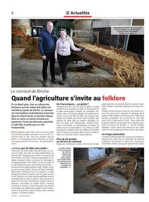 Quand l’agriculture s’invite au folklore Quand l’agriculture s’invite au folklore