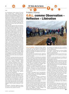 O.R.L. comme Observation – Réflexion – Libération O.R.L. comme Observation – Réflexion – Libération
