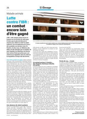 Luttecontre l’IBR:un combatencore loin d’être gagné Luttecontre l’IBR:un combatencore loin d’être gagné